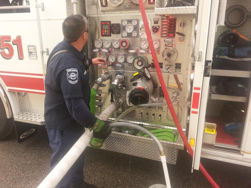 Working Fire " Smithfield Packing Plant" 3/24/15